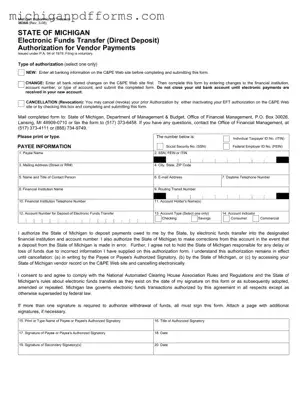 Free 3636A Michigan Template in PDF