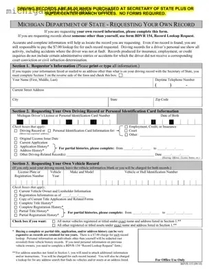 Free Michigan 153 Template in PDF