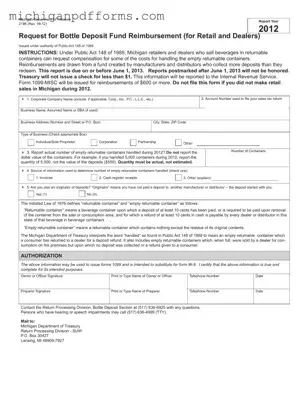 Free Michigan 2196 Template in PDF
