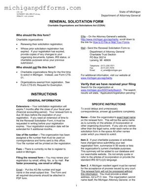 Free Michigan Cts 02 Template in PDF