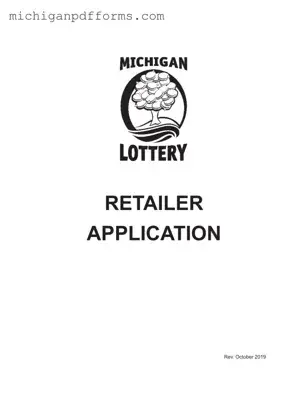 Free Michigan Lottery Template in PDF